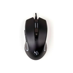 Mouse Gamer Kroos Elegance Valhalla, 6 botões, DPI 6400, RGB - KE-MG200 | Preto DF - 582929