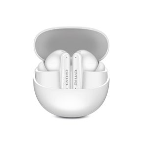 Fone de Ouvido Eardbud AIWA AWS-EB-04-B, Bluetooth, IPX4, ANC, 26 Horas de bateria | Branco DF - 285093