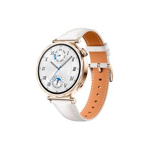 SmartWatch HUAWEI GT 5 42mm, Tela AMOLED, GPS, Compatível com iOS e Android | Couro Branco GO - 14247