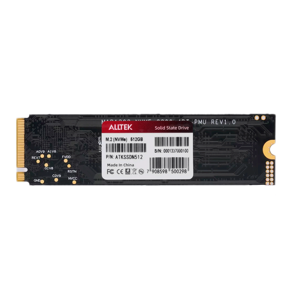 SSD Alltek In NVME 2280 M.2 - ATKSSDN | 512GB - 801655 - Fujioka