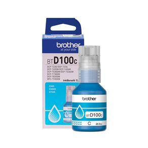 Refil de Tinta Brother BTD100C | Ciano GO - 233302 Refil de Tinta Brother BTD100C | Ciano GO - 233302