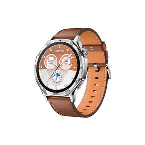SmartWatch HUAWEI GT 5 46mm, Tela AMOLED, GPS, Compatível com iOS e Android | Brown Couro GO - 14252