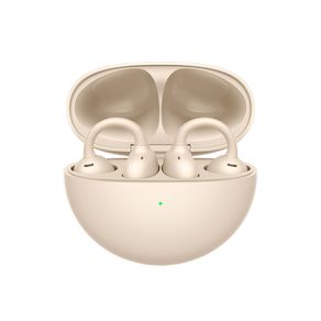 Fone de Ouvido Bluetooth Huawei FreeClip, IP54, Até 36 horas de reprodução | Bege GO - 285062