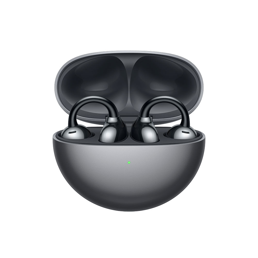 Huawei FreeClip ブラック Fone de Ouvido Bluetooth Huawei FreeClip, IP54, Até 36 horas de