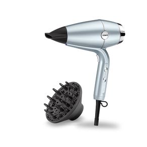 Secador de Cabelo Conair Com Difusor 2 Velocidades 2 Temperaturas 1875W Hydro-Fusion - Prateado -910BRB 220V GO - 691687