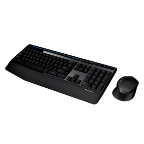Combo Logitech Teclado e Mouse MK345 Sem Fio | Preto DF - 581121