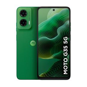 Smartphone Motorola G35 XT2433-1, 5G, 128GB, 12GB (4GB RAM +8GB RAM Boost), Android 14 | Verde DF - 279306