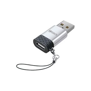 Adaptador Hrebos USB (macho) para Tipo-C (fêmea) OTG AD-209 DF - 284091