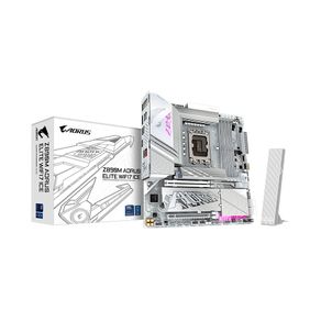 Placa Mae Gigabyte Z890M A ELITE WF7 ICE, LGA1851, ATX, Chipset Intel® Z890 Express, Conectores PCIe M.2 | DDR5 GO - 801679 Placa Mae Gigabyte Z890M A ELITE WF7 ICE, LGA1851, ATX, Chipset Intel® Z890 Express, Conectores PCIe M.2 | DDR5 GO - 801679