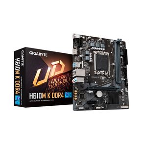 Placa Mãe Gigabyte H610M K, Intel LGA 1700 | DDR4 GO - 801685 Placa Mãe Gigabyte H610M K, Intel LGA 1700 | DDR4 GO - 801685