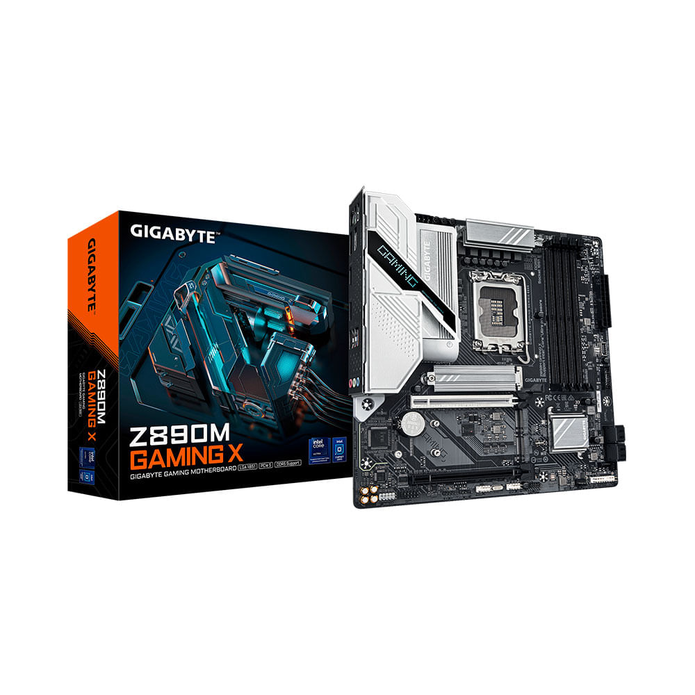 Placa Mae Gigabyte Z890M GAMING X, LGA1851, ATX, Chipset Intel