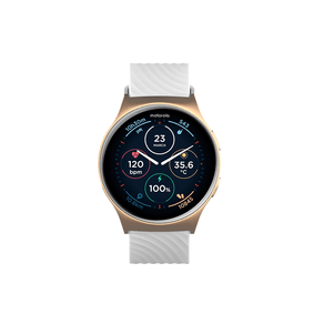 Smartwatch Motorola Moto Watch 120, compatível com Android e IOS, GPS | Rosa Ouro GO - 14273