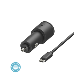 Carregador Veicular Motorola TurboPower 45W Saída USB-A e USB-C com Cabo USB-C | Preto DF - 284092