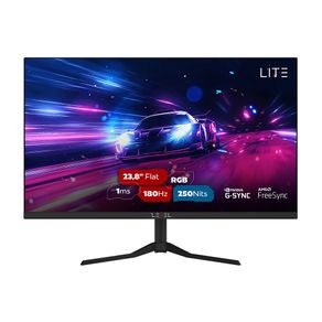 Monitor Gamer Level Lite 23.8' ELED, FHD, 180Hz, 1ms, IPS, Freesync e G-sync - L2411SU | Preto GO - 266163 Monitor Gamer Level Lite 23.8' ELED, FHD, 180Hz, 1ms, IPS, Freesync e G-sync - L2411SU | Preto GO - 266163