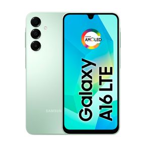 Smartphone Samsung Galaxy A16 4G, 256GB, 4GB RAM+4GB RAM Plus, Processador MediaTek, Câmera Tripla Traseira de até 50MP, TelaAmpla Verde Claro DF - 279316