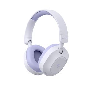 Headphone Havit H668BT, Cancelamento Ativo de Ruído, Tecnologia Hi-Res | Roxo DF - 285122