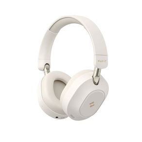 Headphone Havit H668BT, Cancelamento Ativo de Ruído, Tecnologia Hi-Res | Bege DF - 285120