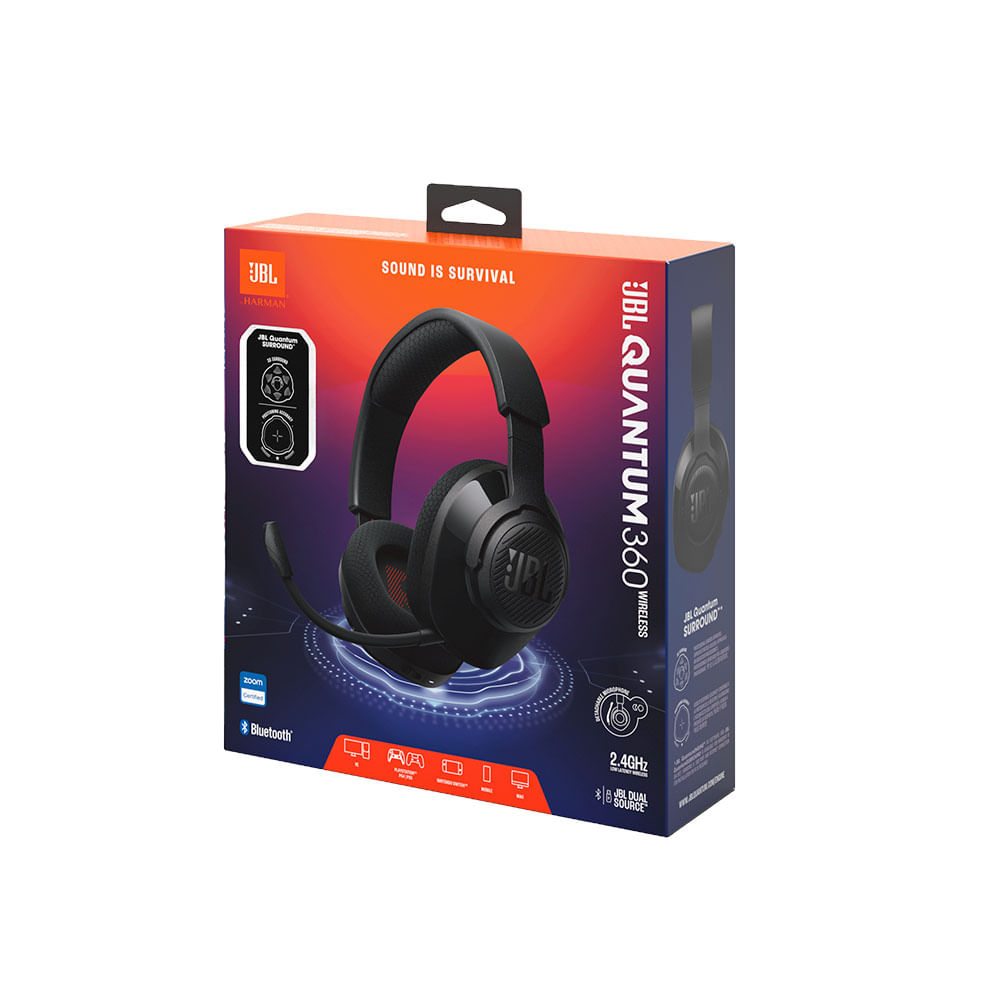 Headset JBL Quantum360 Sem Fio Artigo: 285125 - Fujioka Distribuidor