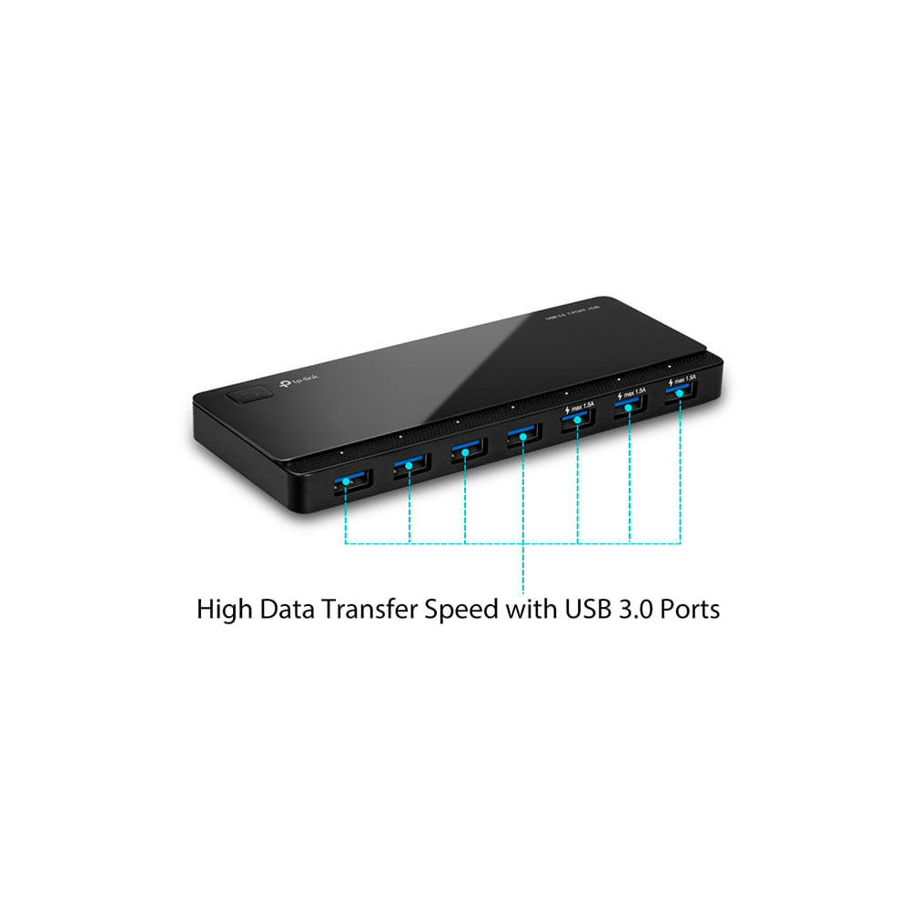 Hub TP-Link USB 3.0 De 7 Portas | UH700(UN) - 226554 - Fujioka