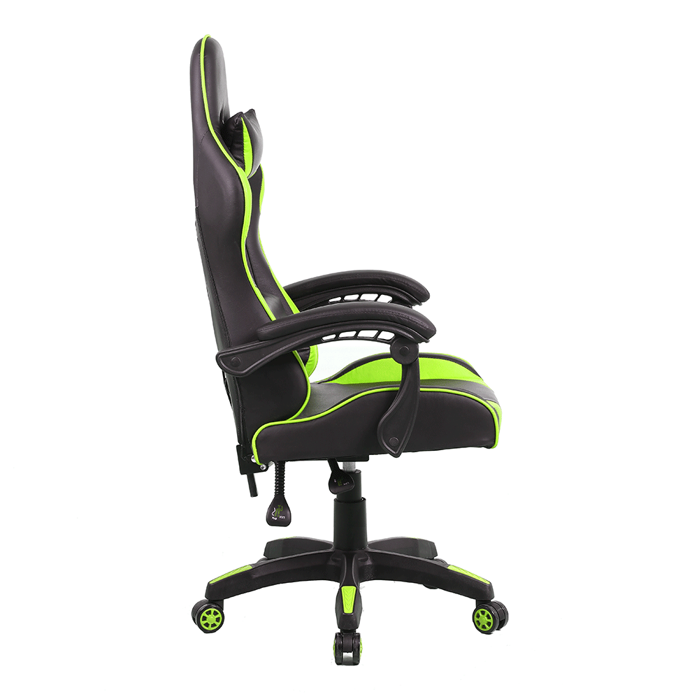 Cadeira Gamer Level LV-C01DN | Preto/Verde - Fujioka Distribuidor