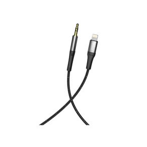 Cabo Auxiliar Hrebos Lightning para P2 - CB-701i Preto / Chumbo DF - 284096 Cabo Auxiliar Hrebos Lightning para P2 - CB-701i Preto / Chumbo DF - 284096