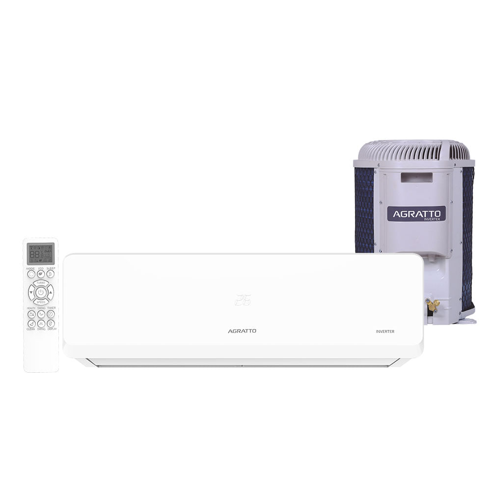Ar-Condicionador Agratto Split Fit Inverter Top, 12.000 BTU's