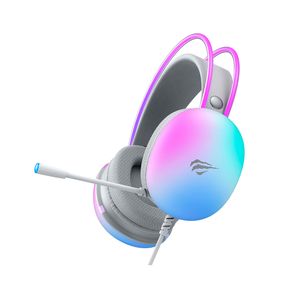 Headset Gamer Havit, RGB, com fio e microfone - H2037d GO - 285137