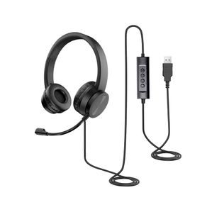 Headset Kross USB para Call Center, Microfone com cancelamento de Ruídos, KE-HS060 GO - 285115