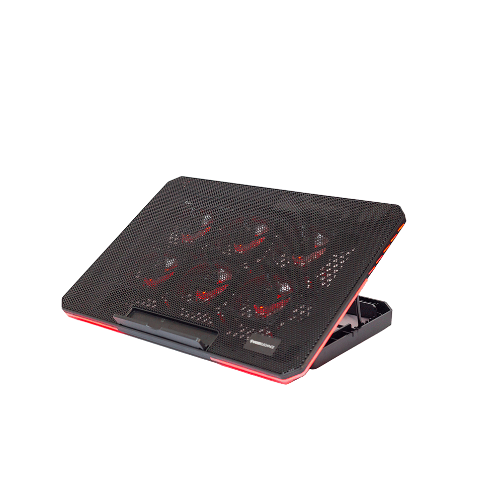 Suporte Para Notebook KROSS, 6 Fans, USB, RGB - KE-NBSX08 Artigo