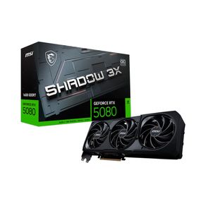 Placa de Vídeo MSI GeForce RTX5080 16G, 16GB 256bits - G5080-16S3C | DDR7 GO - 801724
