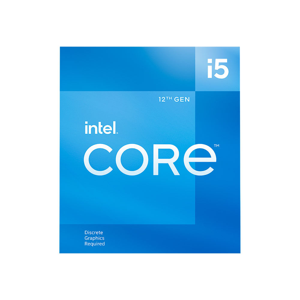 Processador Intel Core i5-12400F, 2,5GHz até 4.4GHz Max Turbo