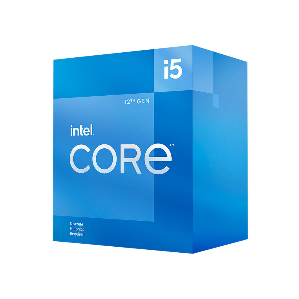 Processador Intel Core i5-12400F, 2,5GHz até 4.4GHz Max Turbo