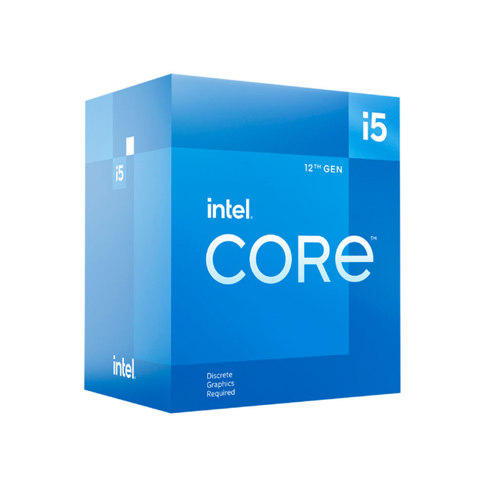 Processador Intel Core i5-12400F, 2,5GHz até 4.4GHz Max Turbo