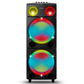 Caixa de Som Bluetooth Philips Party Speaker TAX5509, Potência 2.400W Bivolt | Preto DF - 286250