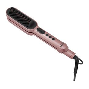 Prancha Gama Waver e Brush Keration, Rose/Preto | Bivolt GO - 691640