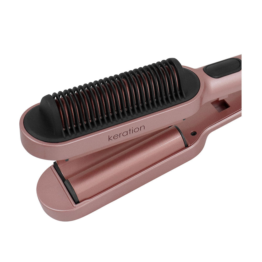 VE WORKREST PRO PLAZA RAW 5.6 ベンチャー Prancha Gama Waver e Brush Keration, Rose/Preto | Bivolt Artigo