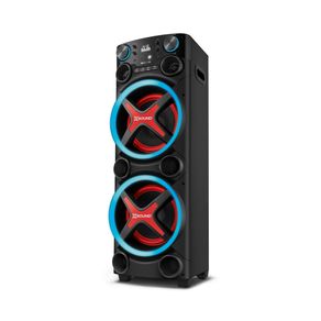 Caixa de Som Amplificada Torre Mondial TM-2200, 2200W | Preta DF - 286255