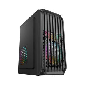 Gabinete Gamer Duex DX255-8, ATX, Micro-ATX, Mini-ITX, Sem fonte, Sem Fan Preto GO - 801736
