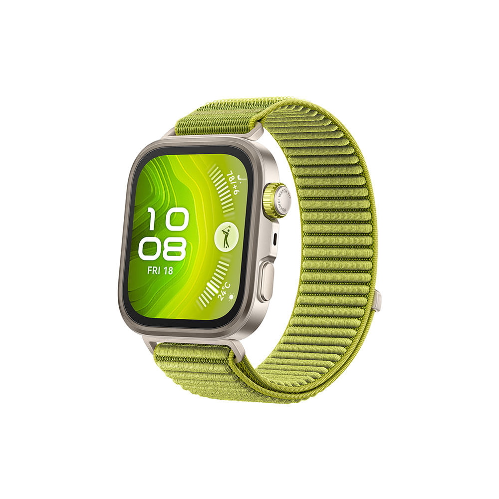 HUAWEI WATCH FIT 4 Pro グリーン SmartWatch Huawei Watch Fit 4 PRO, GPS Integrado, Tela Amoled de