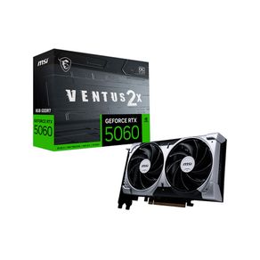Placa de Vídeo MSI RTX5060 8GB 128B Ventus, Clock de Memória: 28 Gbps | DDR7 GO - 801748