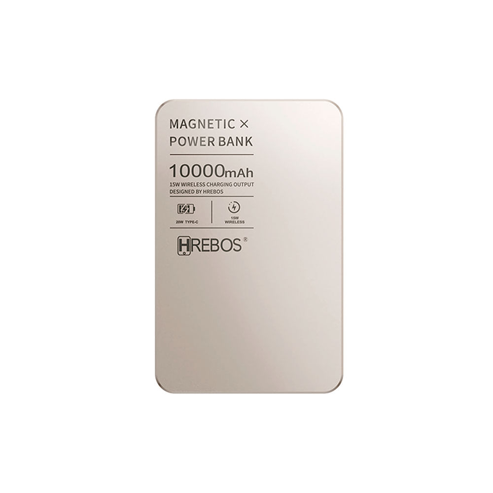Carregador Portátil Hrebos Power Bank PB-909, 10.000Ah, Entradas