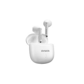 Fone de Ouvido AIWA AWS-EB-05P TWS Drivers de 13mm, proteção IPX4, Reduz Ruído | Branco DF - 285162