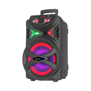Caixa de Som Amplificada Amvox ACA 255 HIT, 250W RMS, Bluetooth, Iluminação LED, Bivolt | Preta DF - 286188 Caixa de Som Amplificada Amvox ACA 255 HIT, 250W RMS, Bluetooth, Iluminação LED, Bivolt | Preta DF - 286188