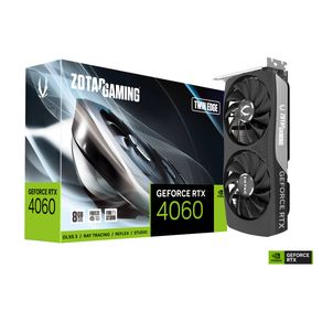 Placa de Vídeo Zotac Gaming GeForce RTX 4060 Twin Edge, 8GB, 128 Bits, PCI Express 4.0, ZT-D40600E-10M | DDR6 GO - 801775