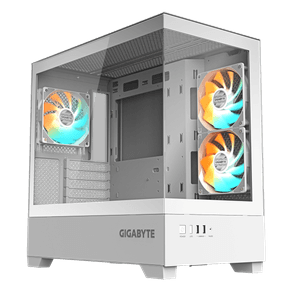 Gabinete Gigabyte C201P Ice Mid Tower, ATX Padrão, Filtro De Poeira: Superior, Inferior E Lateral, Suporte A | Branco GO - 801767