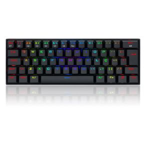 Teclado Mecânico Gamer Redragon Draconic, ABNT2, Switch Brown, USB-C e Bluetooth K530RGB-PT | RGB DF - 583000