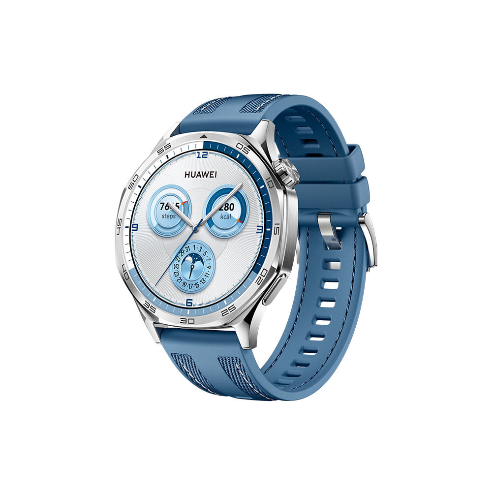 【ユウジ】HUAWAI WATCH GT 5 46mm ブルー SmartWatch HUAWEI GT 5 46mm, Tela AMOLED de 1,43