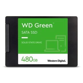 SSD WD Sata Green, Leitura Sequencial Até 545mb/S E Gravação 80 Mb/S WDS480G3G0A | 480GB GO - 801774