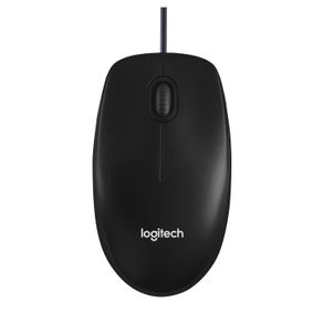 Mouse Com Fio USB Logitech M90, Rastreamento Óptico de Alta Definição 1000 DPI, Cabo 180cm | Preto GO - 583006