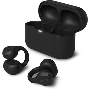 Fone de Ouvido Ear Clip TWS Philips TAQ2000BK, Drivers de 12mm, Bluetooth 5.4, Proteção IPX4, 1 Microfone, autonomia de 28 horas DF - 285167